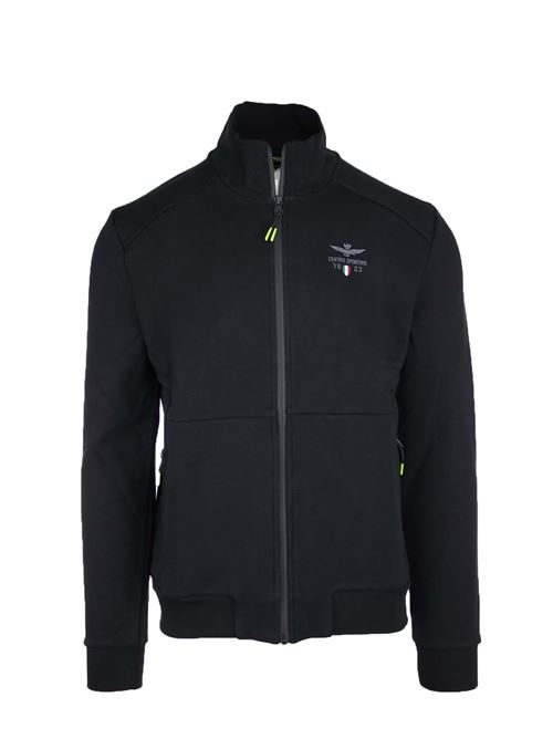 Felpa cardigan zip Centro Sportivo Aeronautica Militare Italiana Aeronautica Militare | Felpe | FE1944F56534300